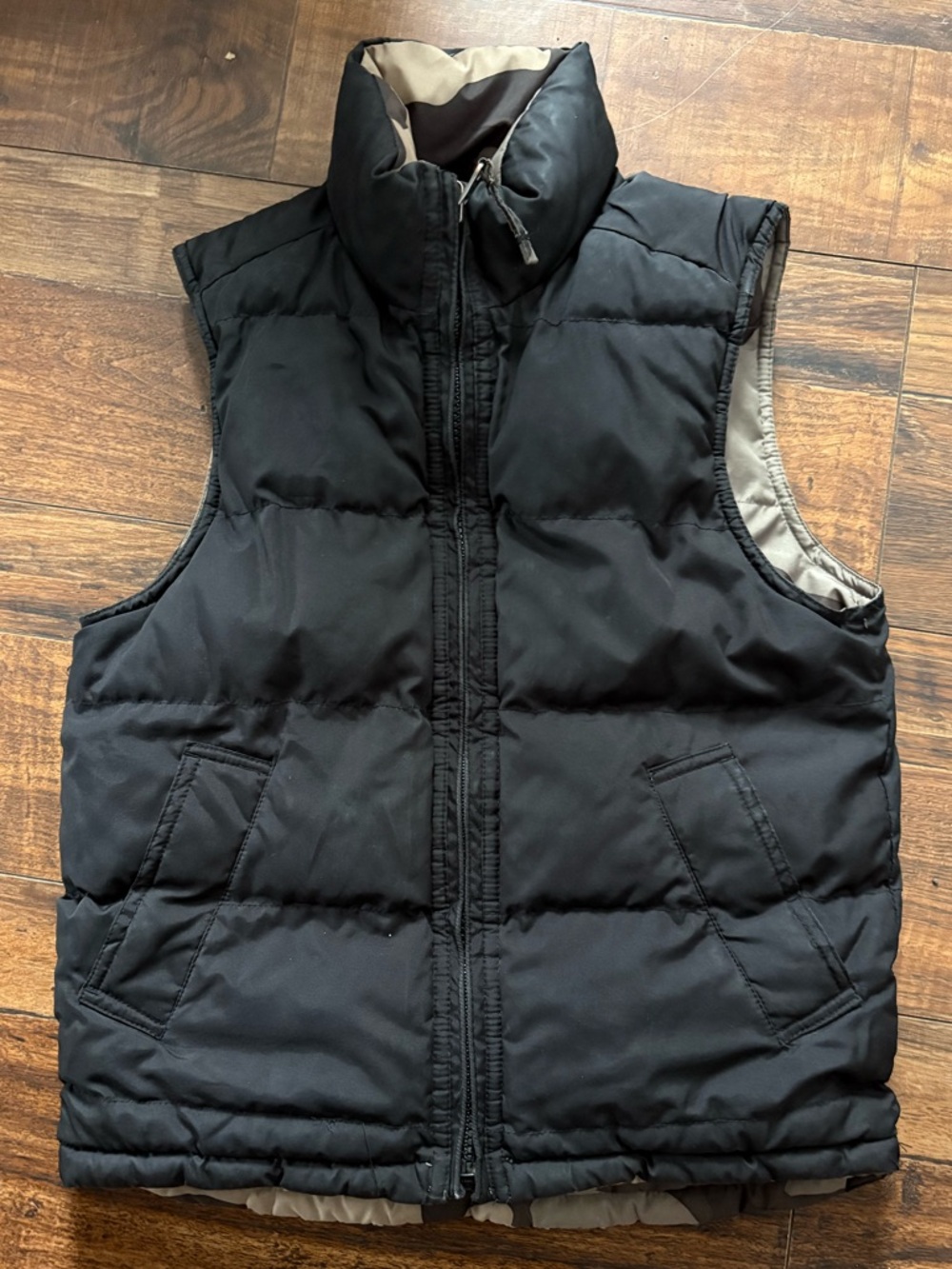GAP Black Puffer Vest / REVERSIBLE